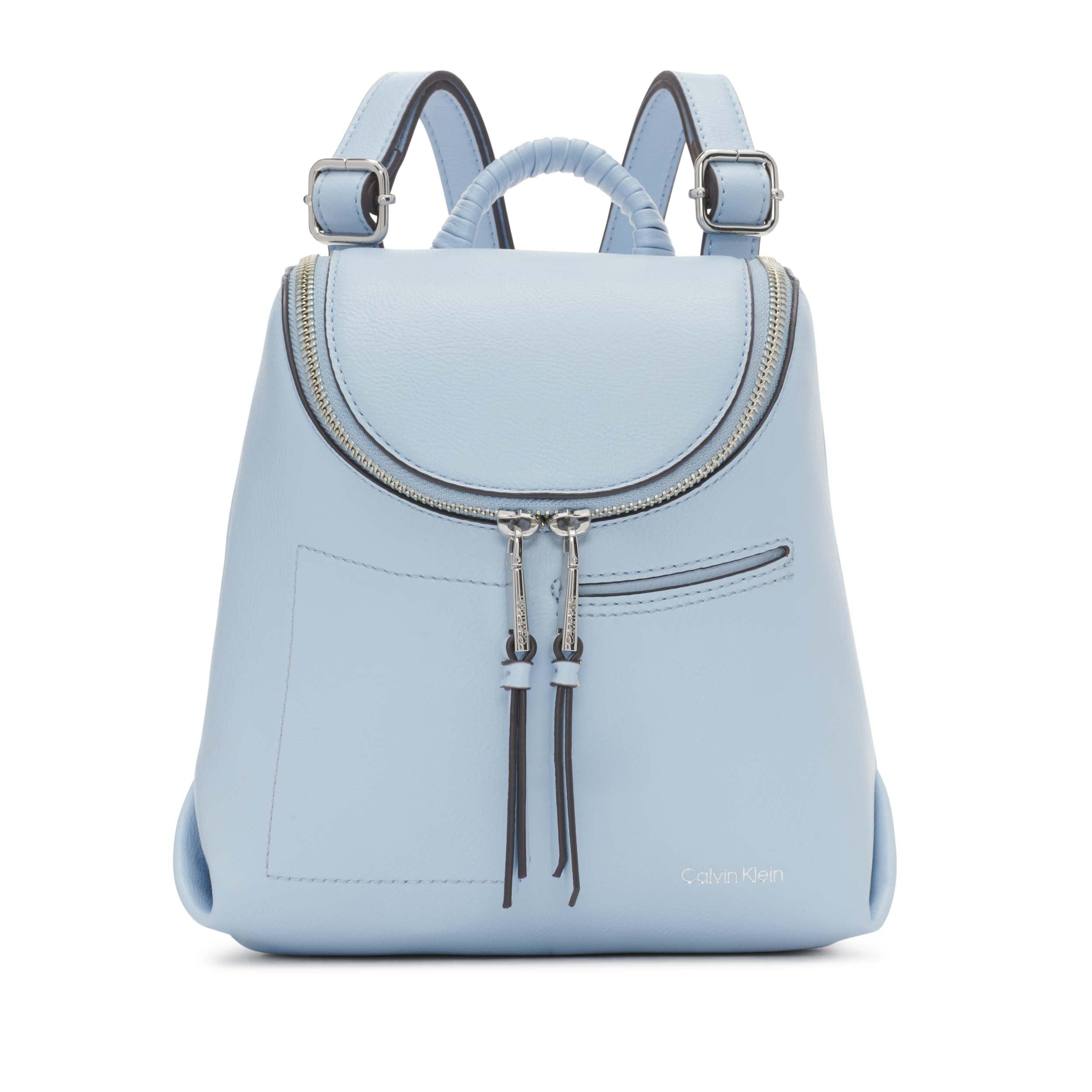 Calvin Klein Lake Organizational Mini Backpack in Blue Lyst