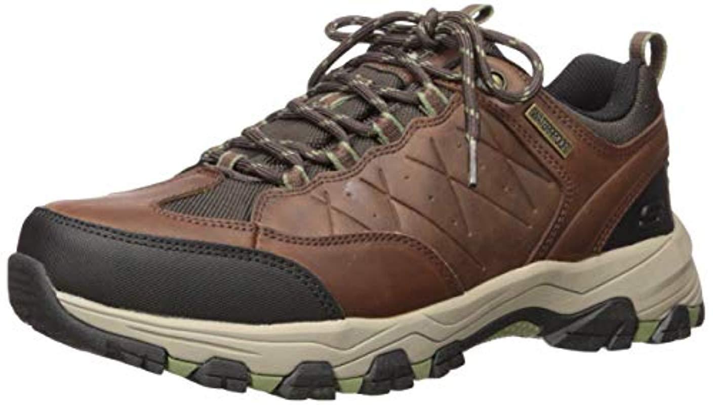 Skechers Selmen-helson Trail Oxford Hiking Shoe in Light Brown (Brown ...