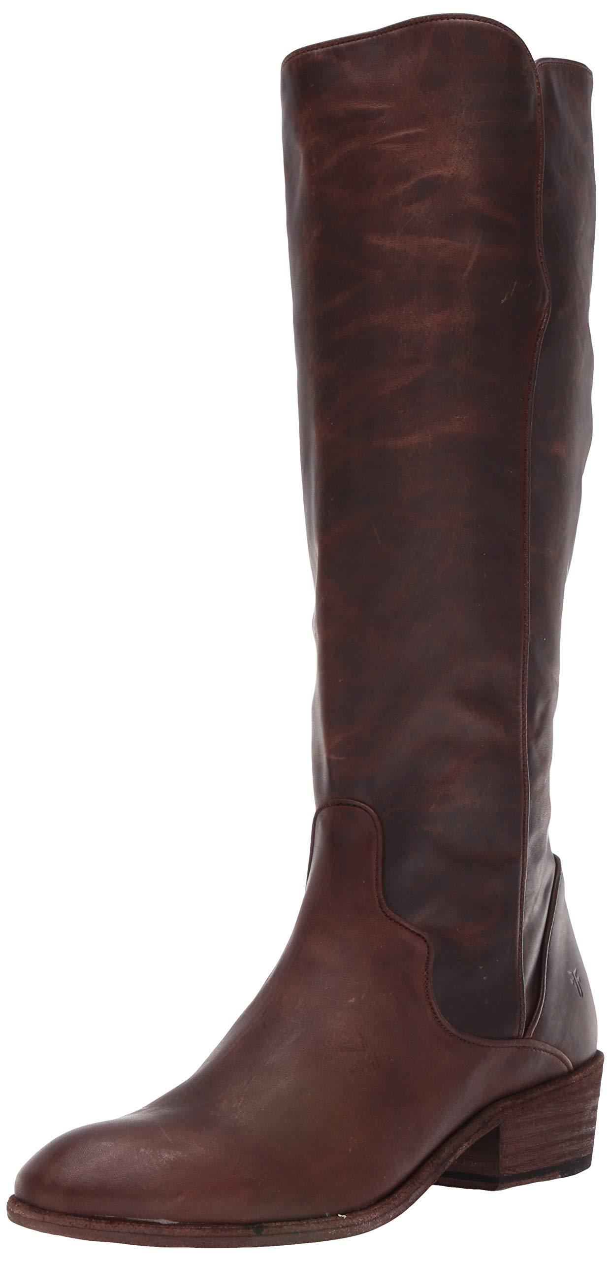 frye carson piping tall boot