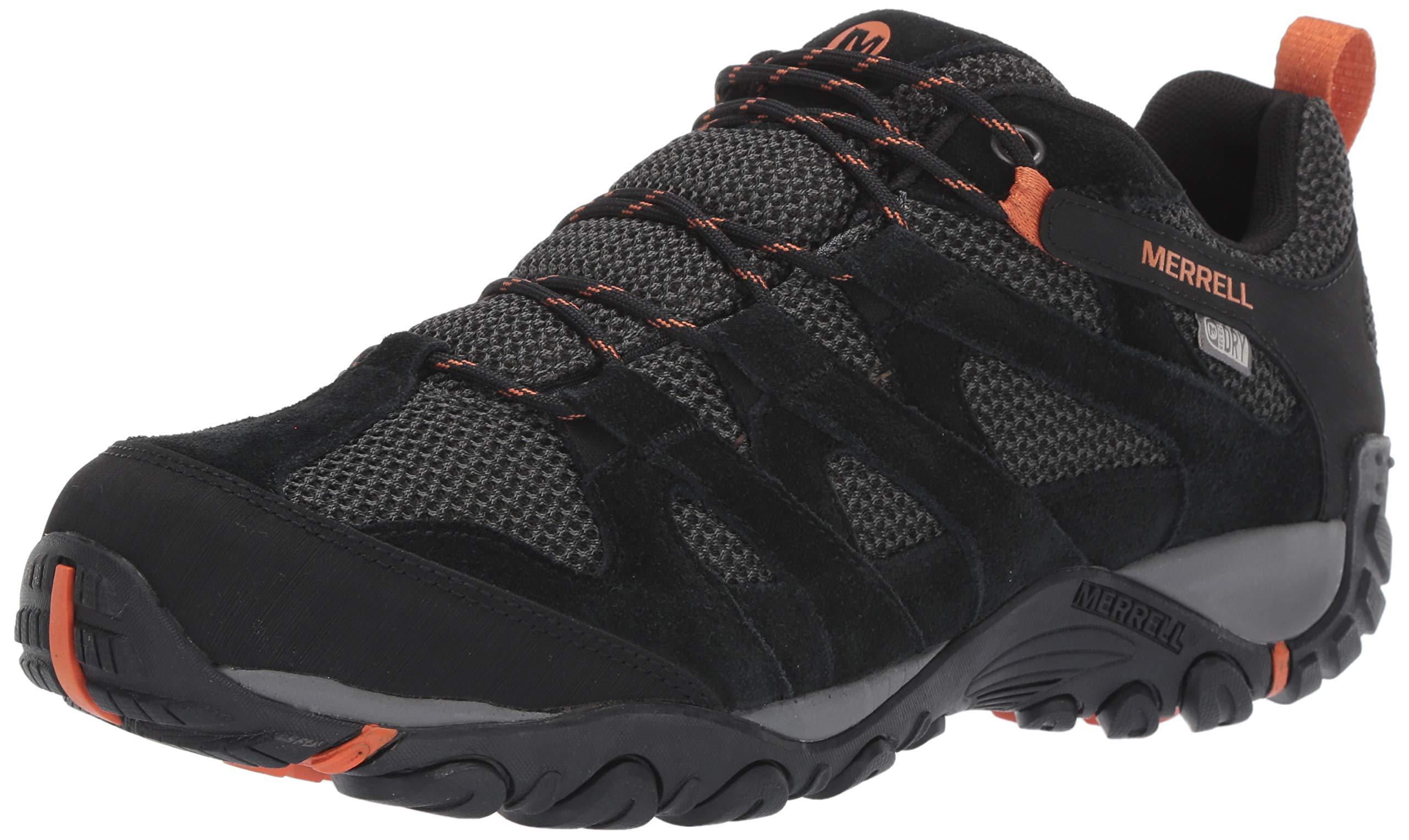 Merrell Suede Alverstone Waterproof Hiking Shoe Black 08.0 ...