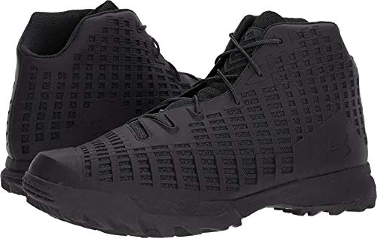 Under Armour Lace Acquisition Tactical Boots (1299241) in Black/Black ...