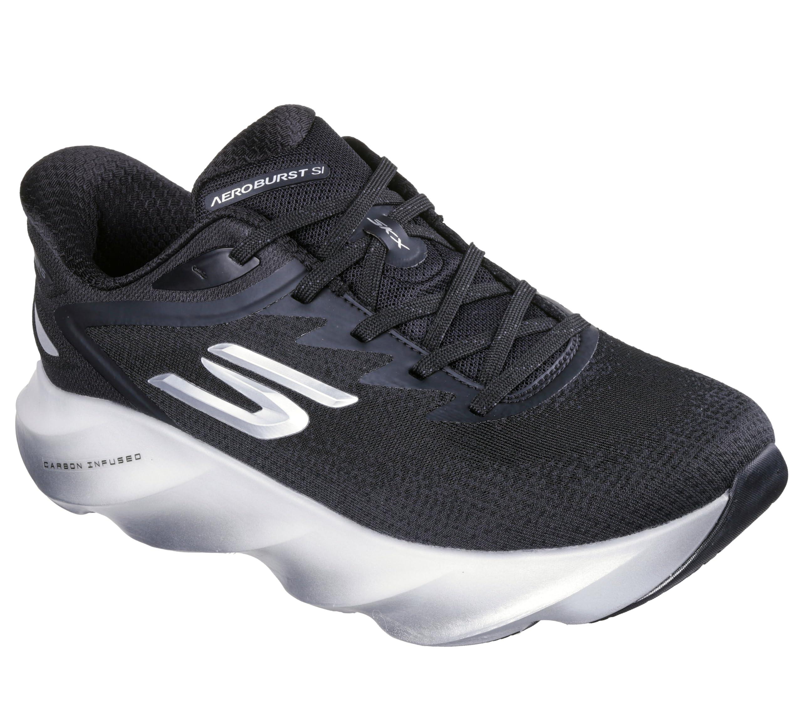 Zapatos Negros Skechers Burst Hombre Negro Zapatillas En Azul De