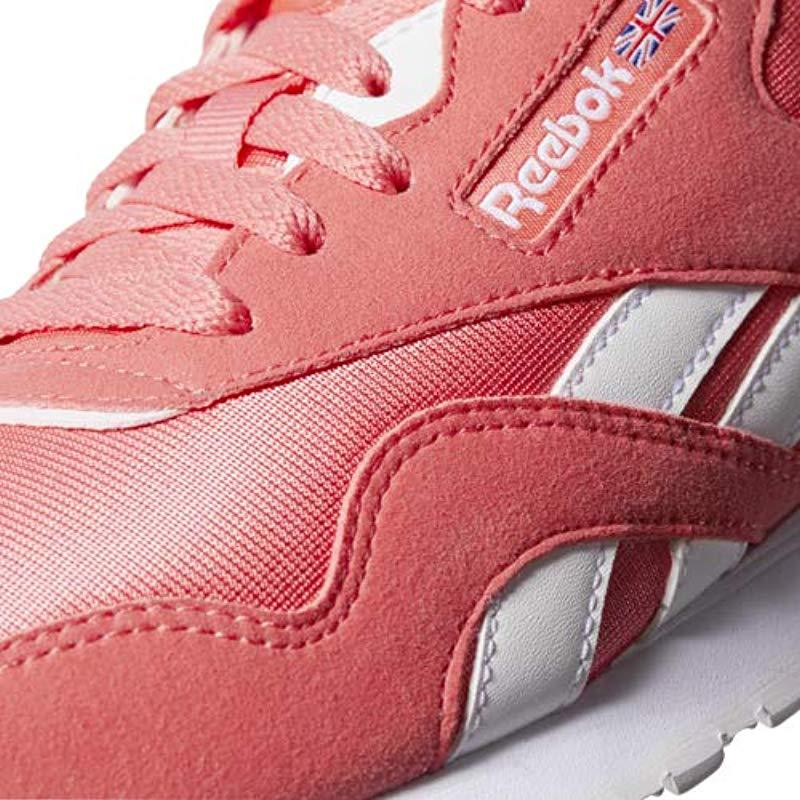 reebok classic nylon rose pale