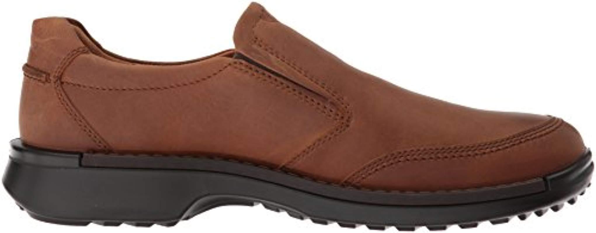 Ecco Leather Fusion Ii Slip On Slip-on Loafer in Brown for Men - Lyst