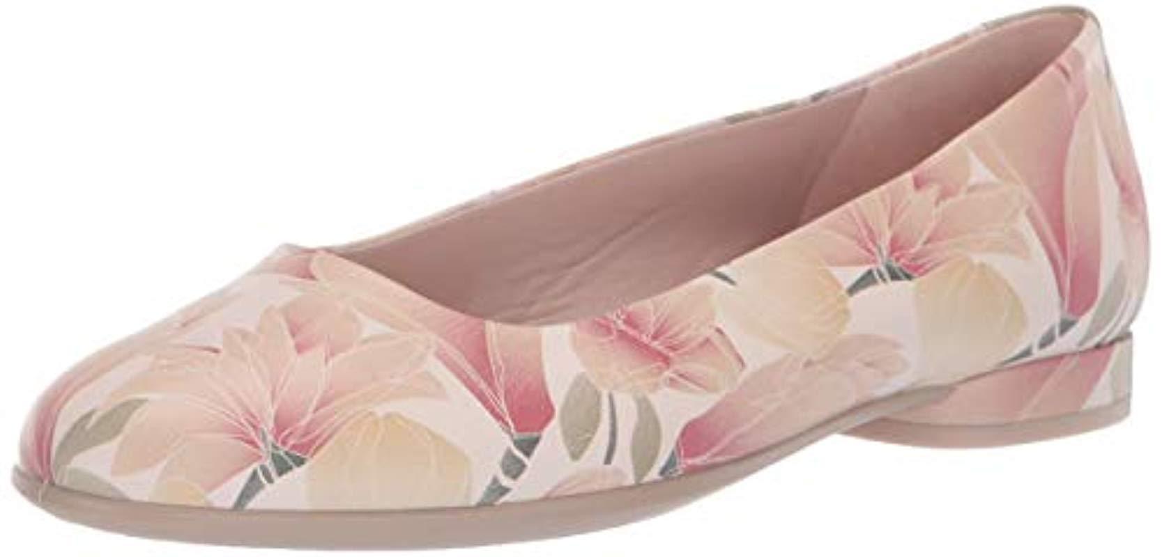 ecco anine ballerina flat