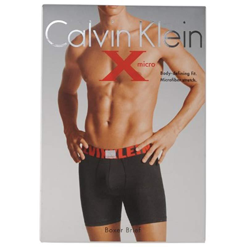 Pikken Verhoogd Uitvoeren Calvin Klein X Micro Boxer Brief in Black for Men | Lyst
