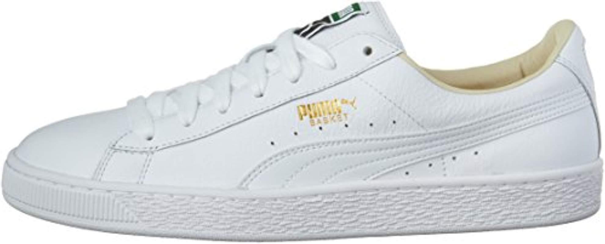 puma basket classic lfs white sneakers