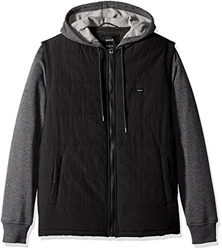 rvca logan puffer jacket