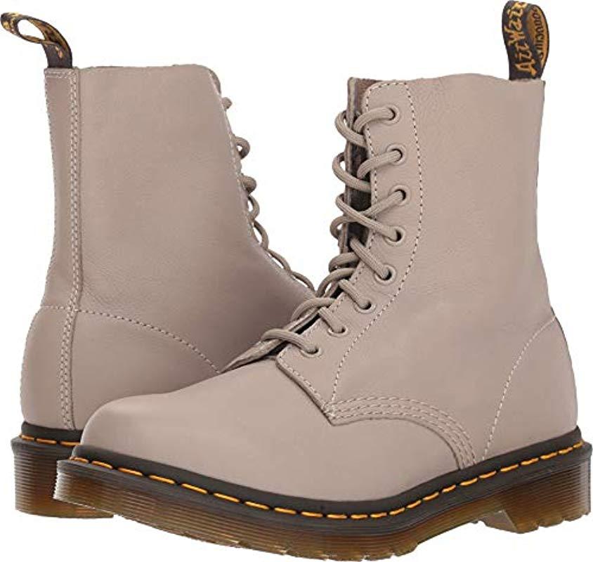 Dr. Martens Leather 1460 Pascal Virginia (taupe Virginia) Boots in Brown -  Lyst