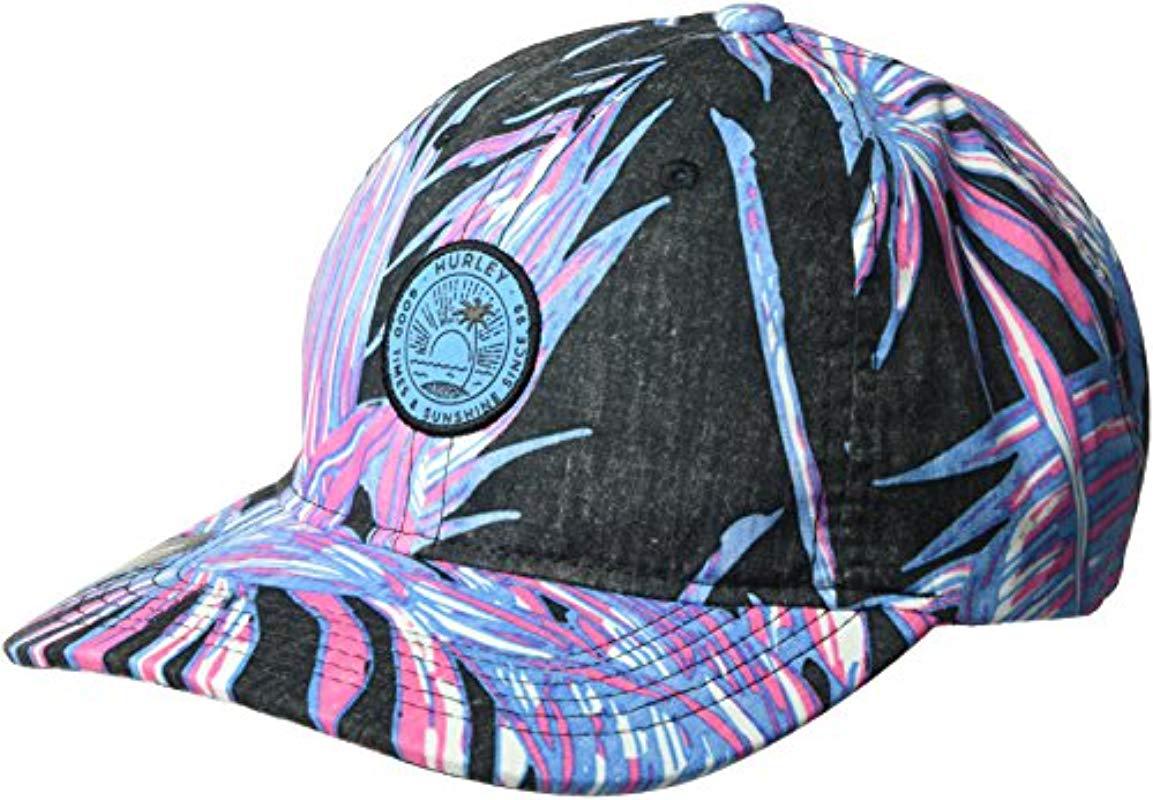 hurley floral hat