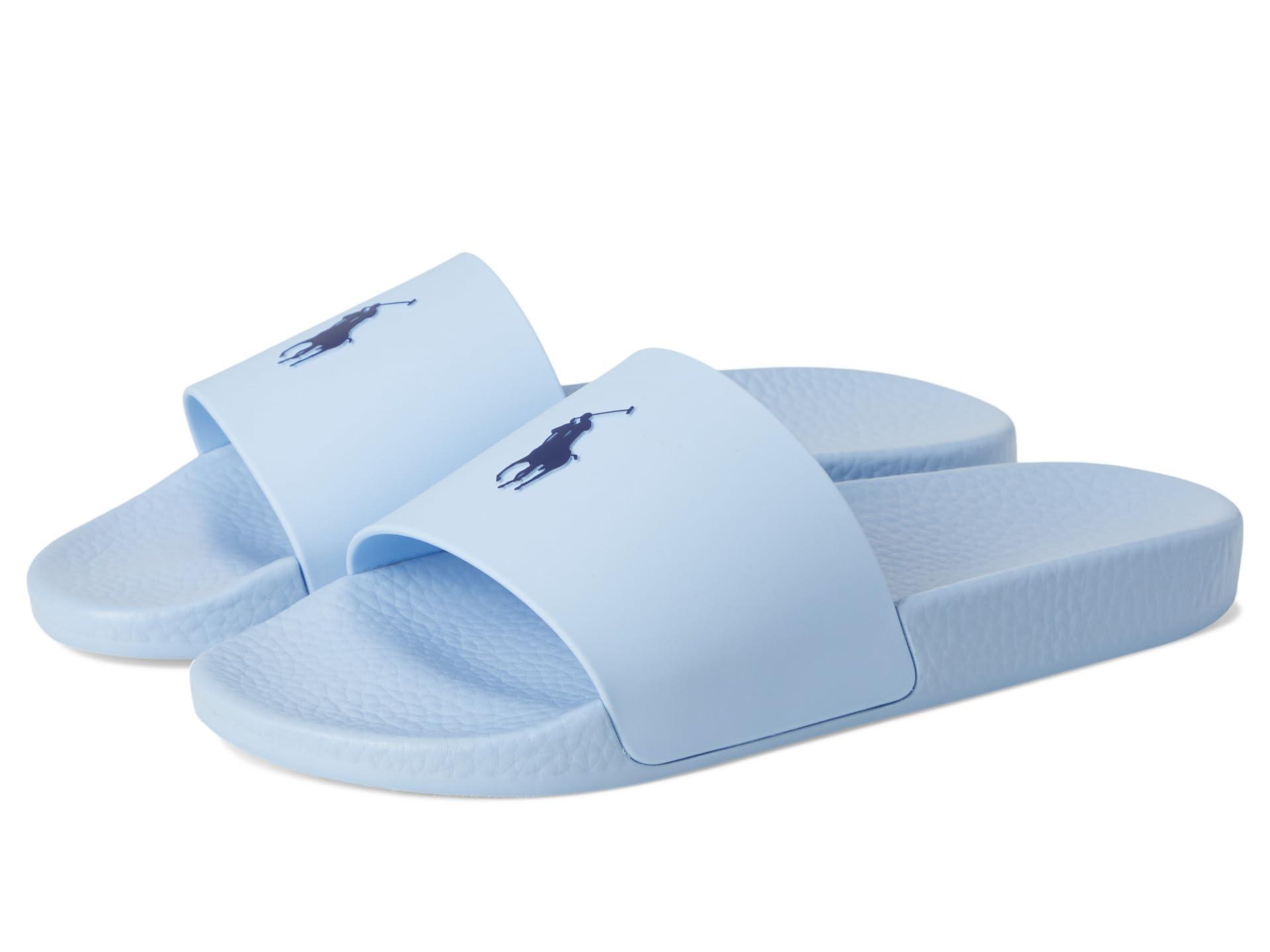 Slider Sandals Ralph Lauren Blue Sliders Polo Ralph Lauren Polo