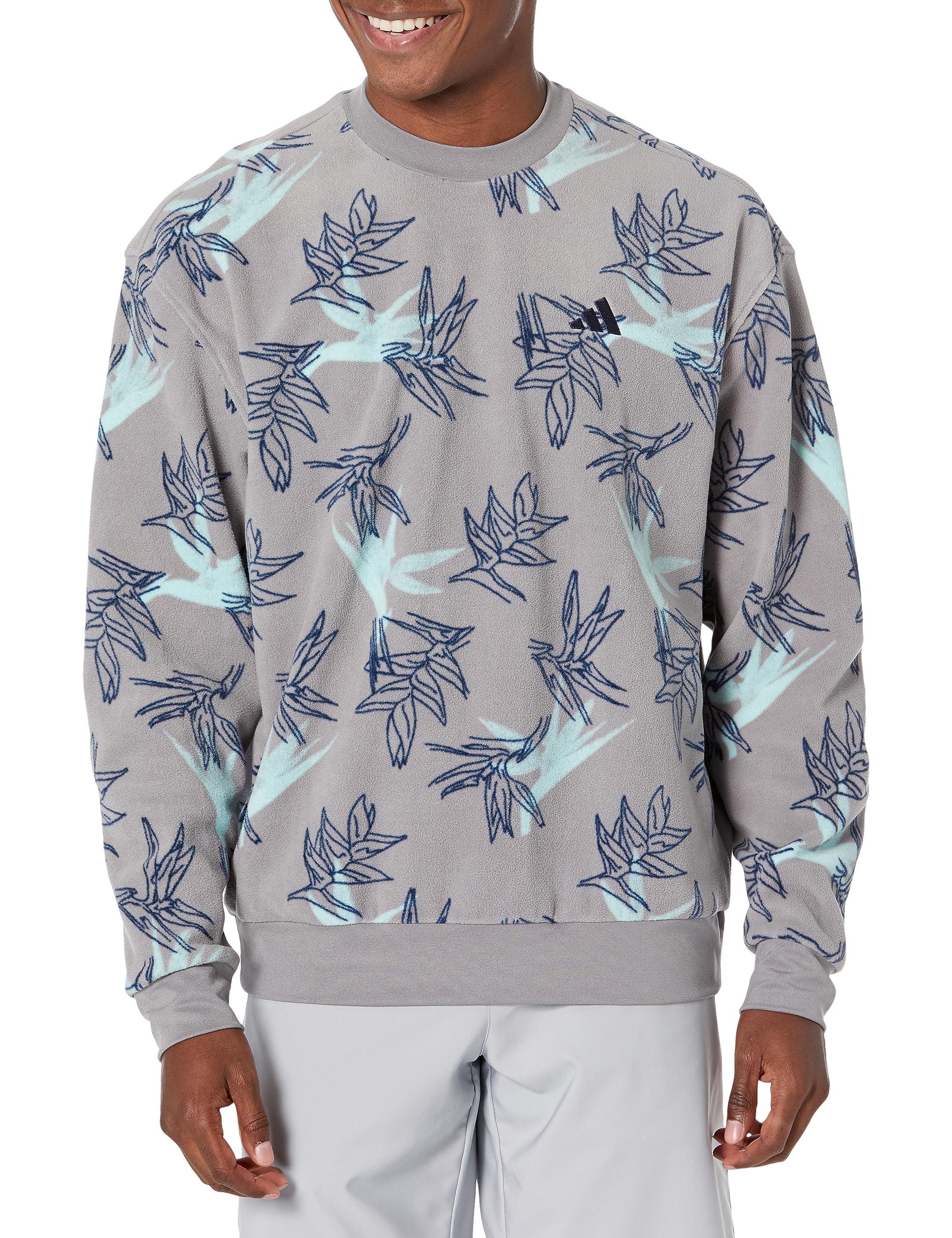 adidas Golf Oasis Crew Sweatshirt in Blue for Men | Lyst