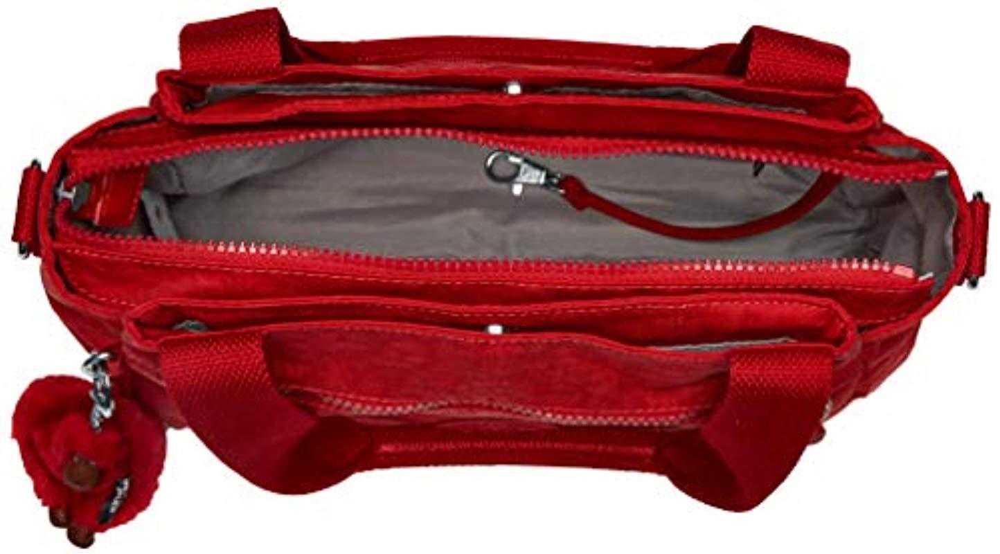 kipling womens elysia solid convertible crossbody bolsa