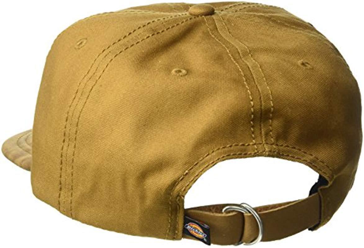 leather bill hat