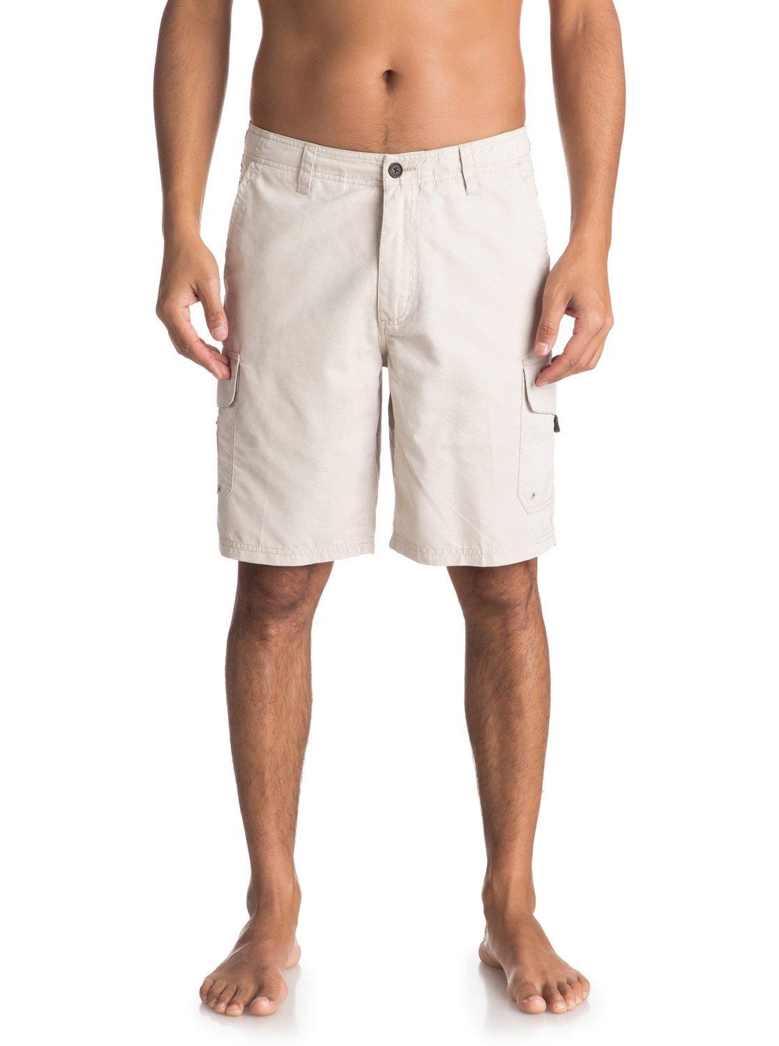 Quiksilver Synthetic Cargo Shorts in Natural for Men Lyst