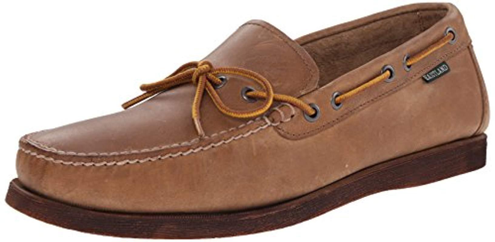 Eastland Leather Yarmouth Oneeye Boat Shoe in Natural for