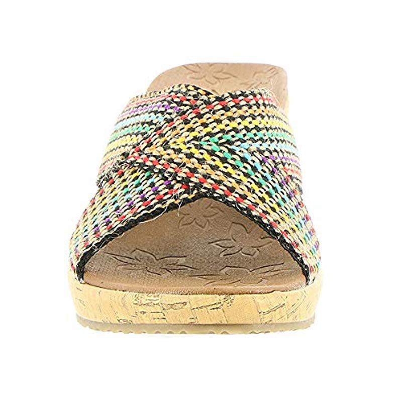 Skechers Cali Beverlee Delighted Wedge Sandal - Lyst