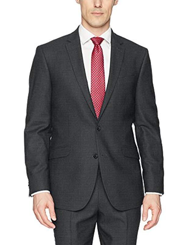 Blazer, Pant, and Vest Kenneth Cole REACTION Mens Techni-Cole Slim Fit Suit Separate