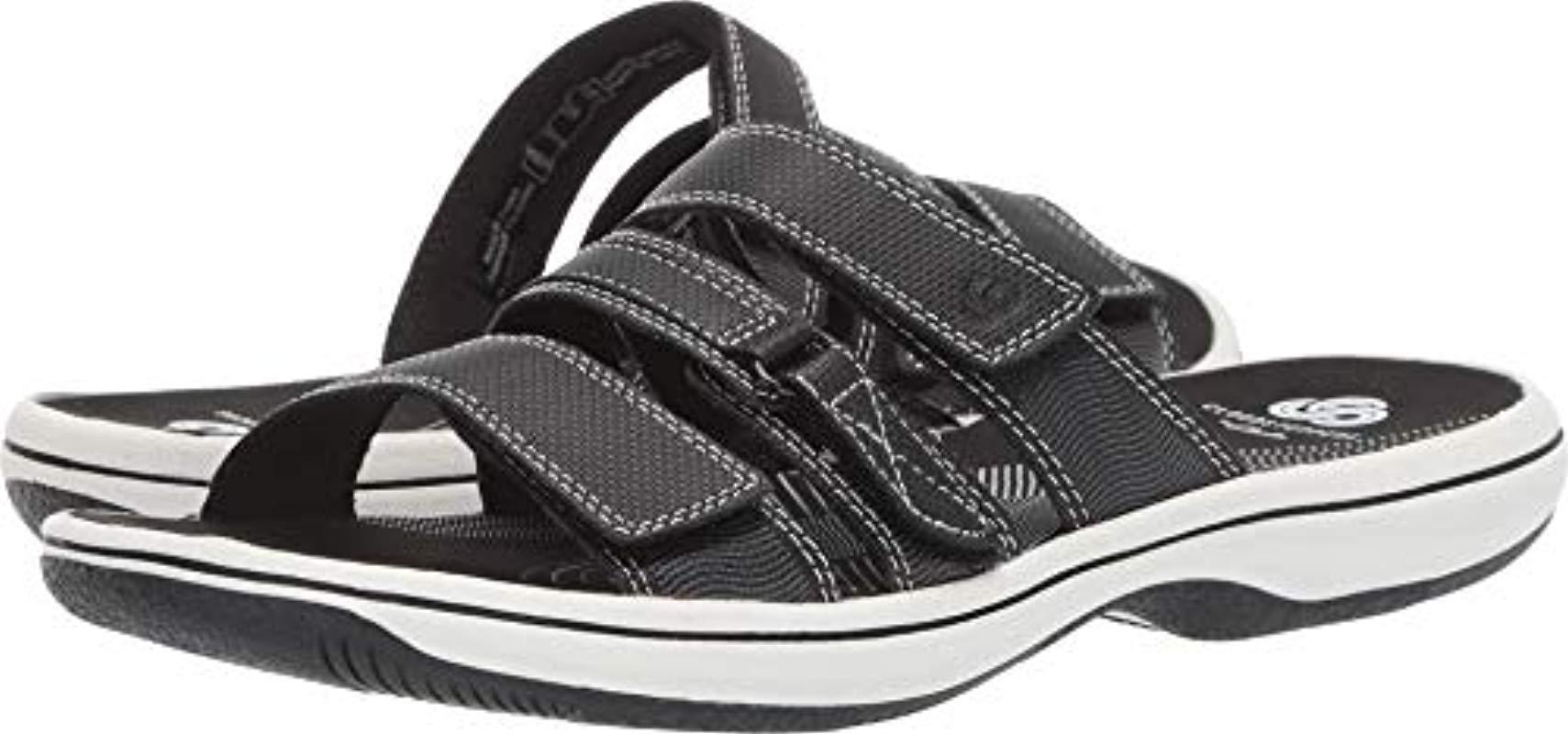 clarks women's brinkley coast slide sandal