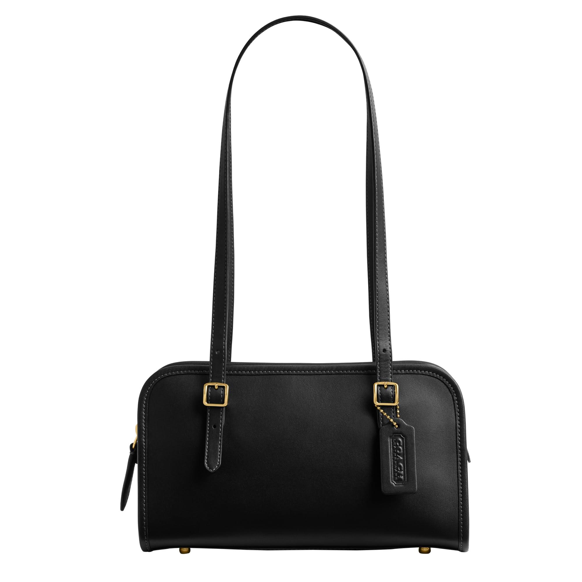 COACH The Originals Glovetanned Leather Swing Zip in Black
