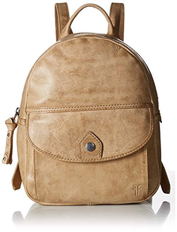 frye melissa mini leather backpack