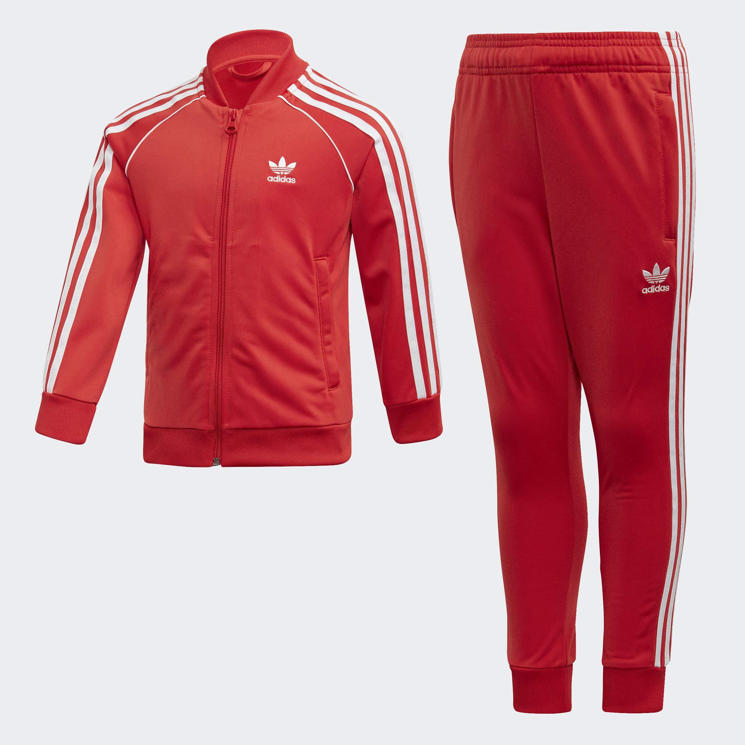 adidas Originals Superstar Track Suit in Red for Men - Lyst