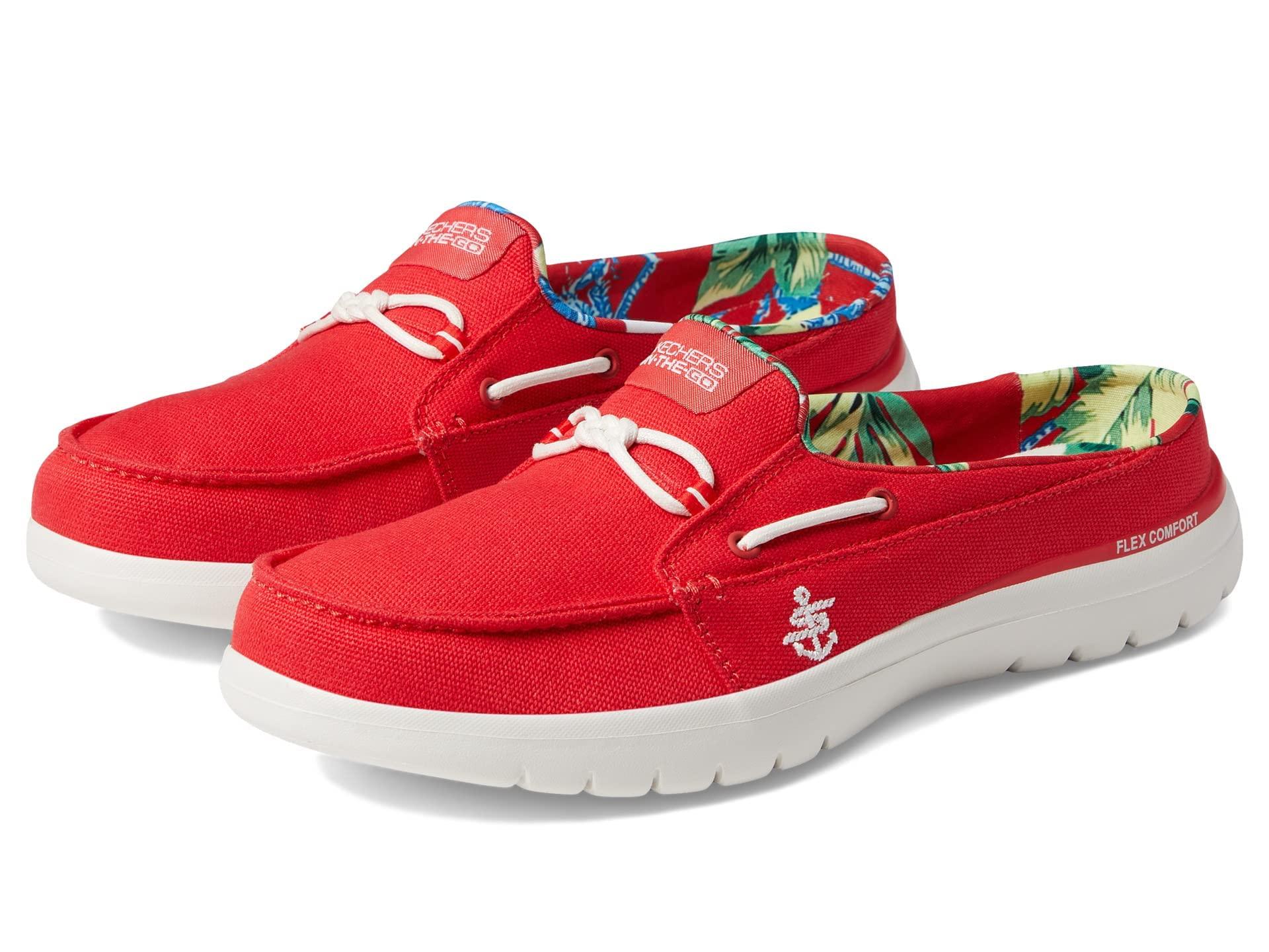 Skechers Onthego Flexsalt Water Boat Shoe in Red Lyst