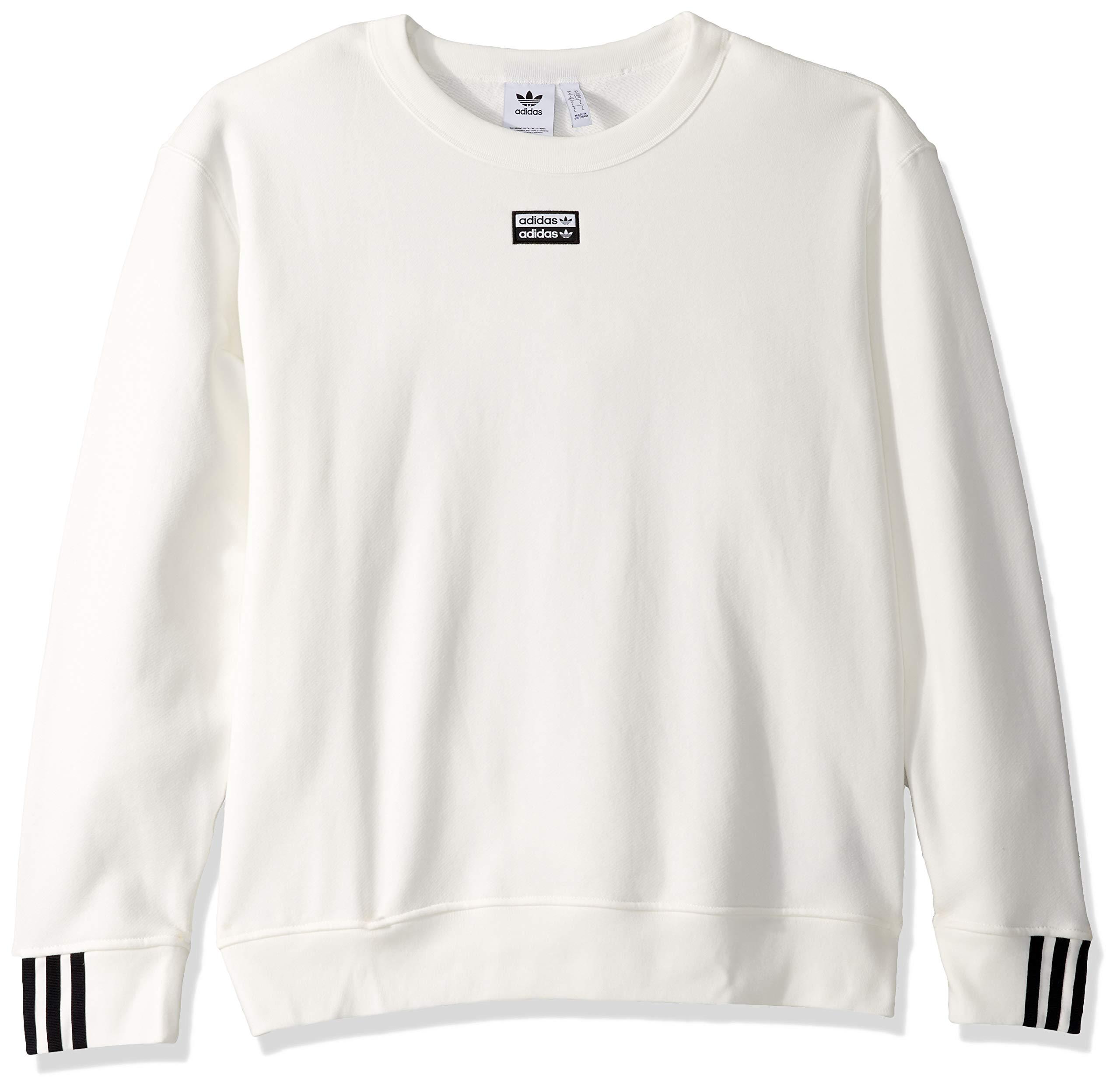 Download adidas Originals Cotton Vocal Crewneck Sweatshirt in White ...