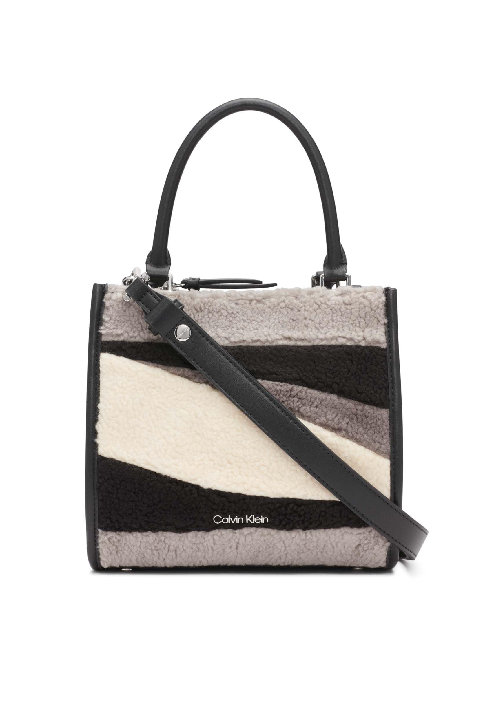 Calvin Klein Sophia Organizational Phone Crossbody, Almond/Taupe/Java:  Handbags