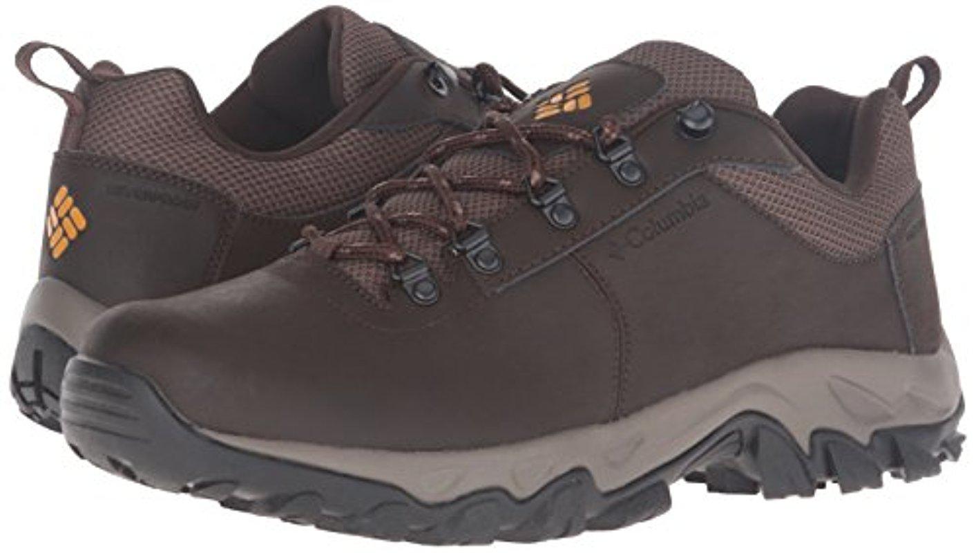 columbia men's newton ridge plus low waterproof hiking shoe