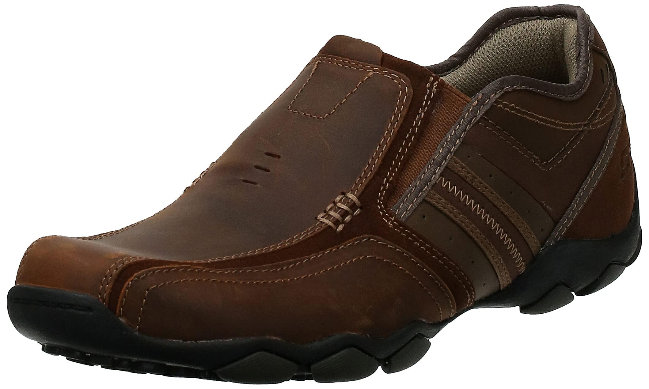 Skechers Leather Diameter Zinroy Shoes in Dark Brown (Brown) for Men - Save  44% - Lyst