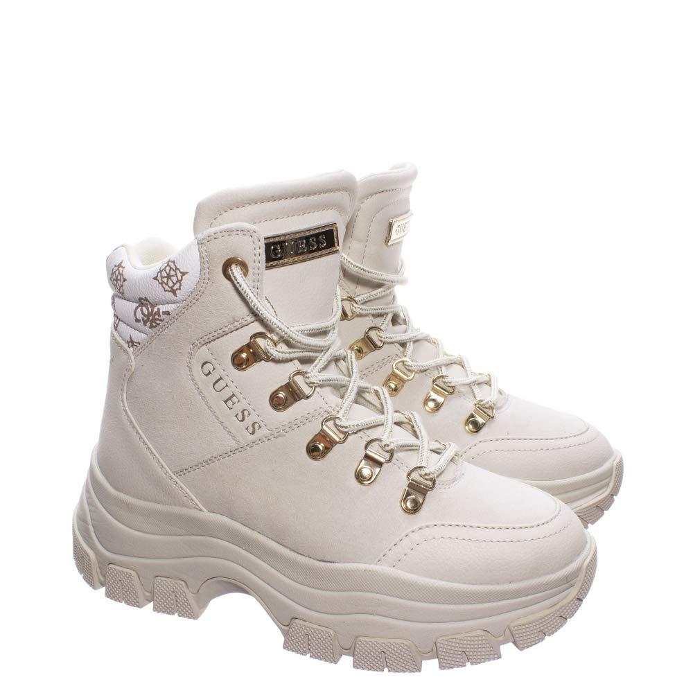 Guess Bevv 4g Logo Peony Boots White 3 
