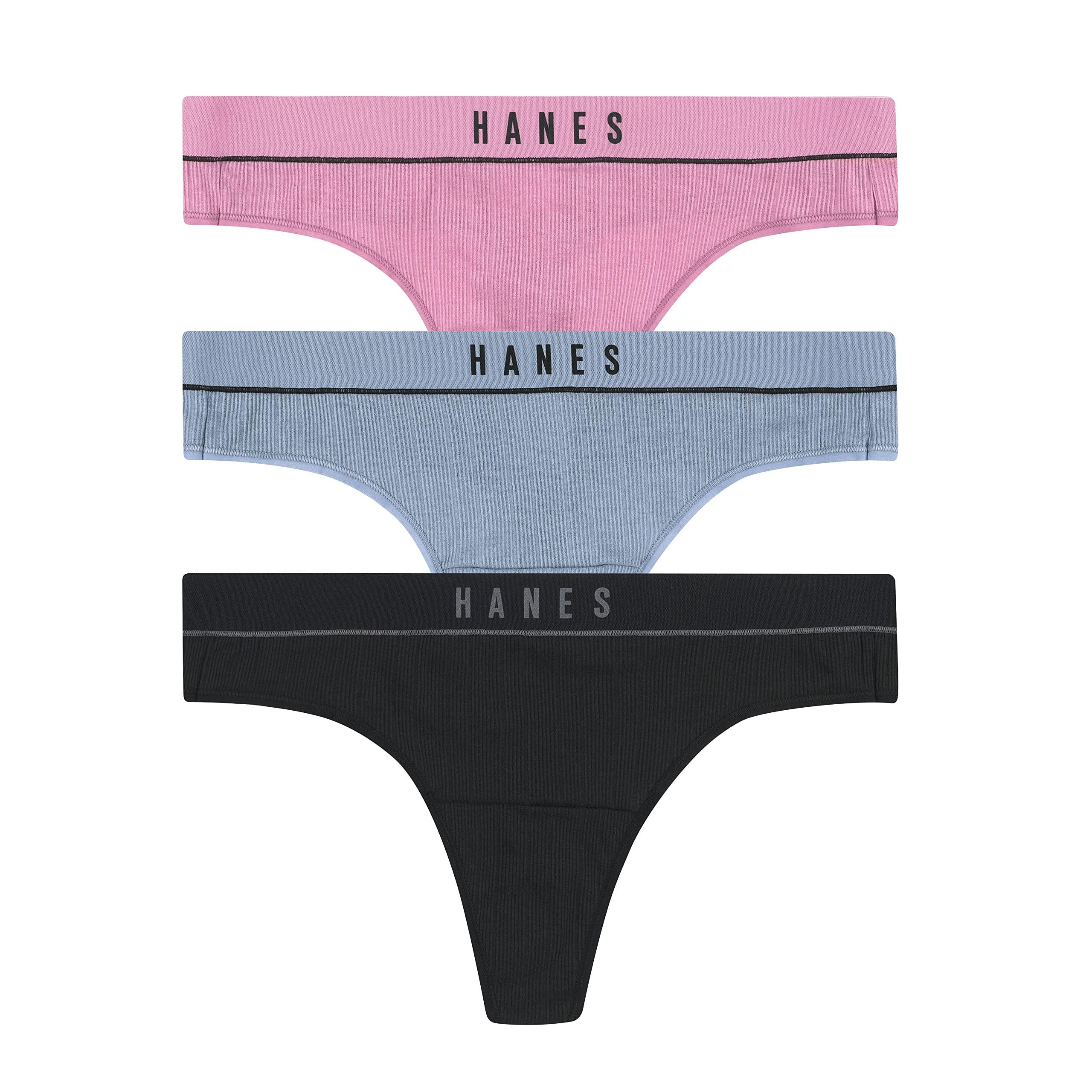 Hanes Retro Rib Thong Underwear in Purple Lyst