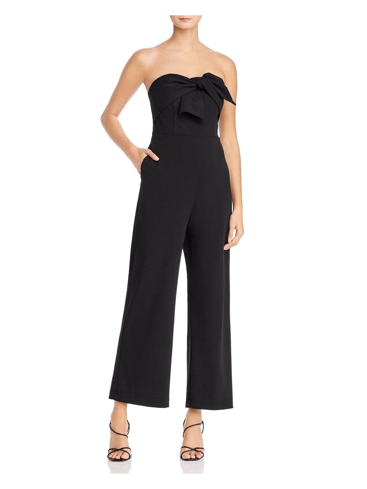 Sam Edelman Bow Front Jumpsuit in Black