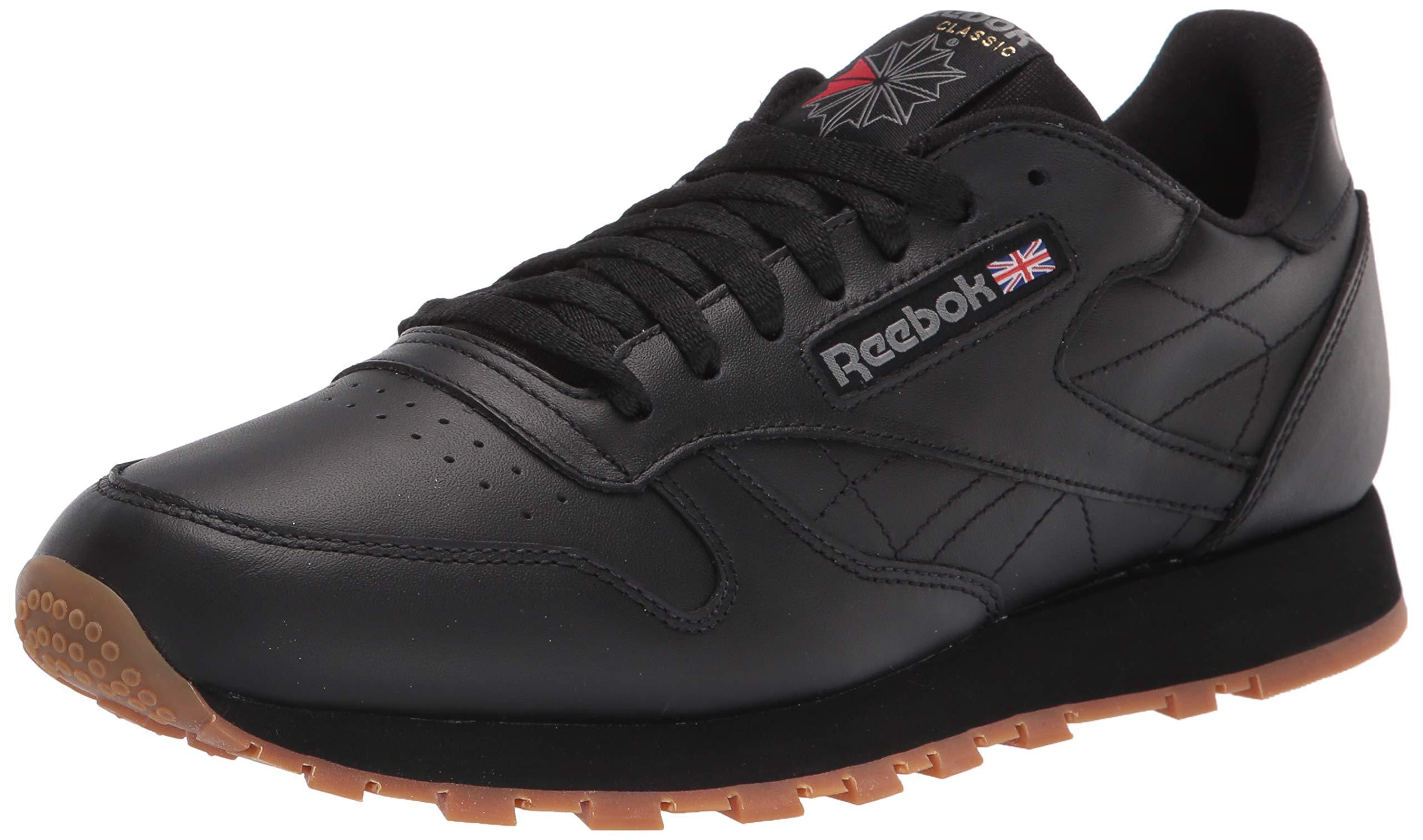 Reebok Classic Leather Fashion Sneaker in Black for Men - Lyst