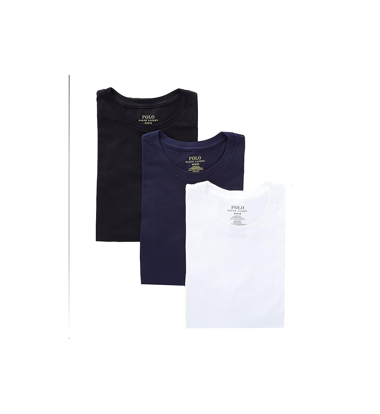 Polo Ralph Lauren Slim Fit W/ Wicking 3pack Crew Undershirts in Blue