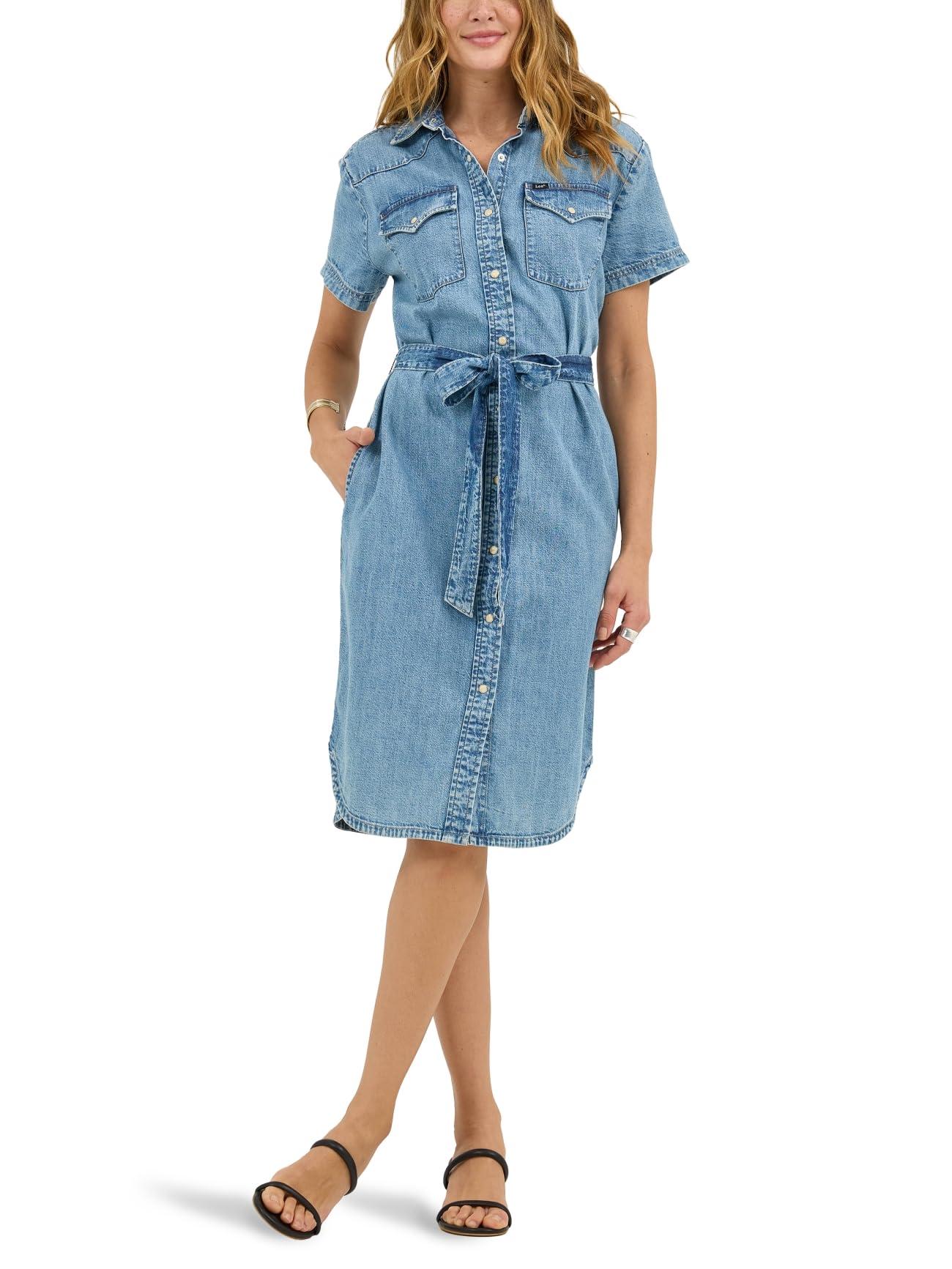 Denim Amazon Women's Shirt Dresses Lee Jeans Dresses For