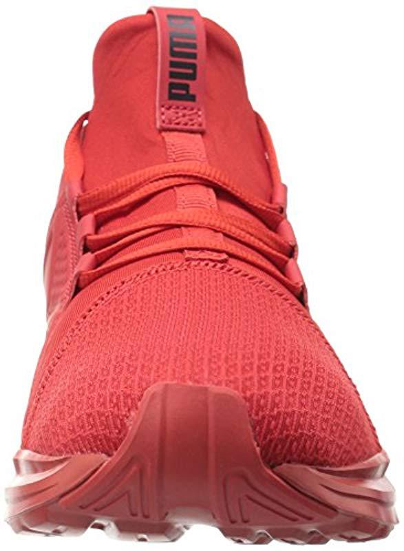puma men's enzo red