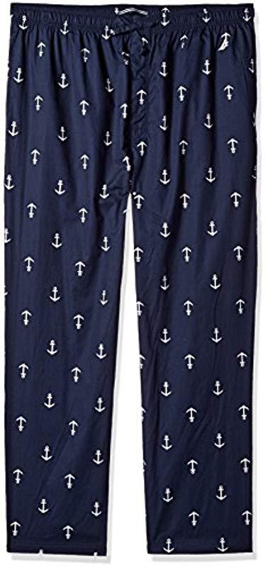Blue RNK Shops Anchors & Stripes Womens Pajama Pants 2XL Personalized