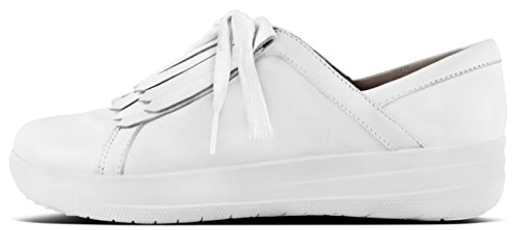 fitflop fringe sneakers