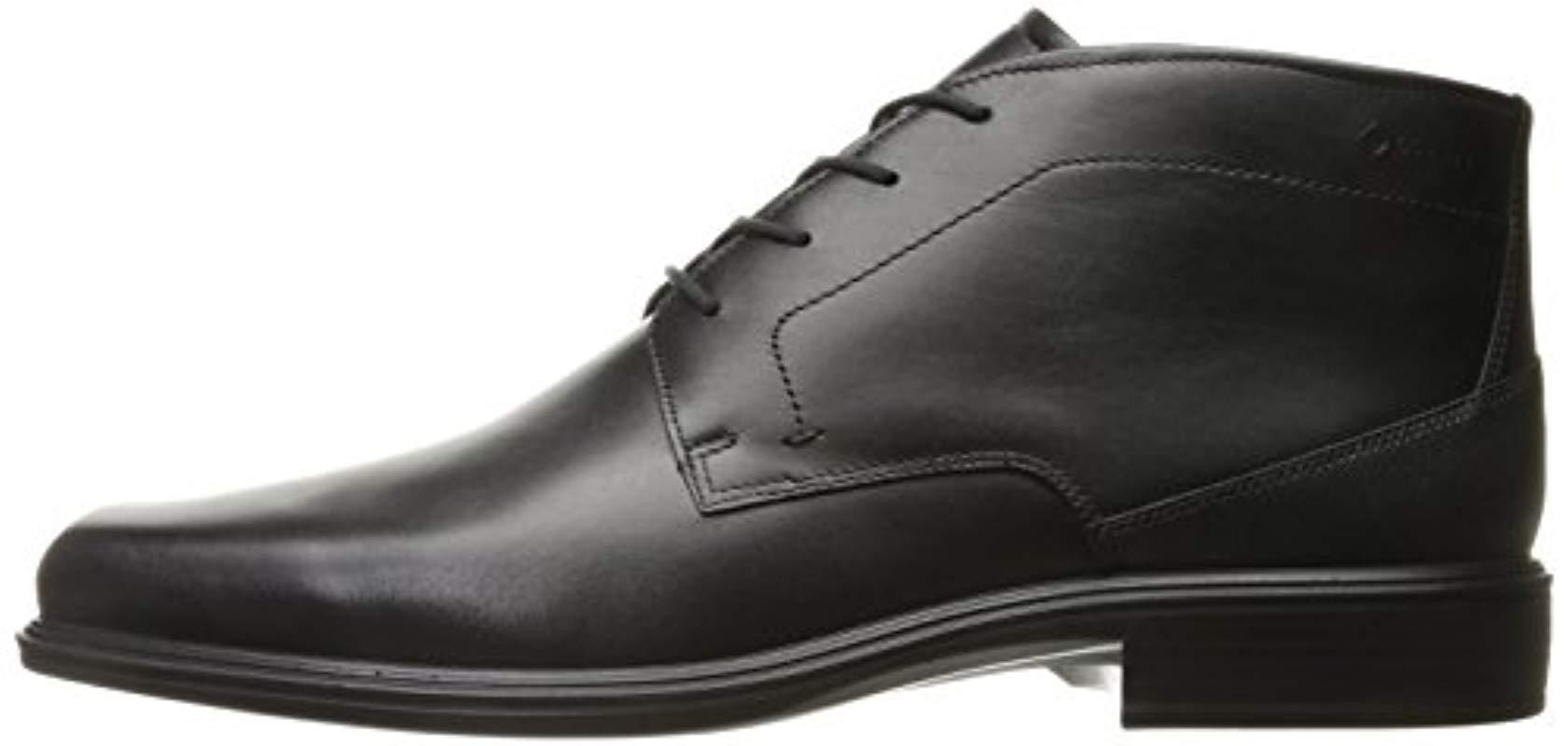 Ecco Johannesburg Ankle Boots in Black for Men Lyst UK