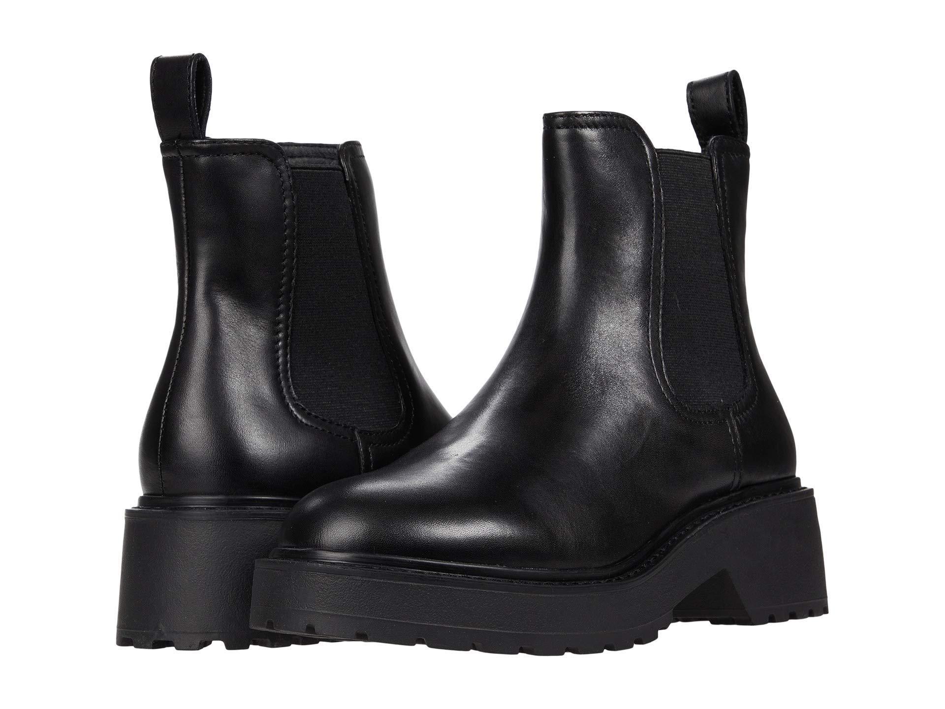 Steve Madden Trap Chelsea Boot in Black Leather (Black) | Lyst
