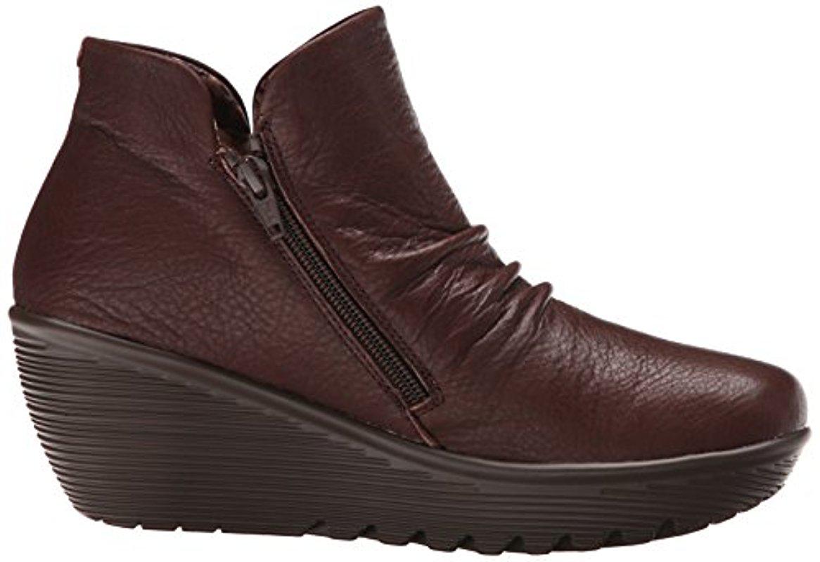 Skechers Leather Parallel-double Great Chelsea Boot in Chocolate (Brown ...