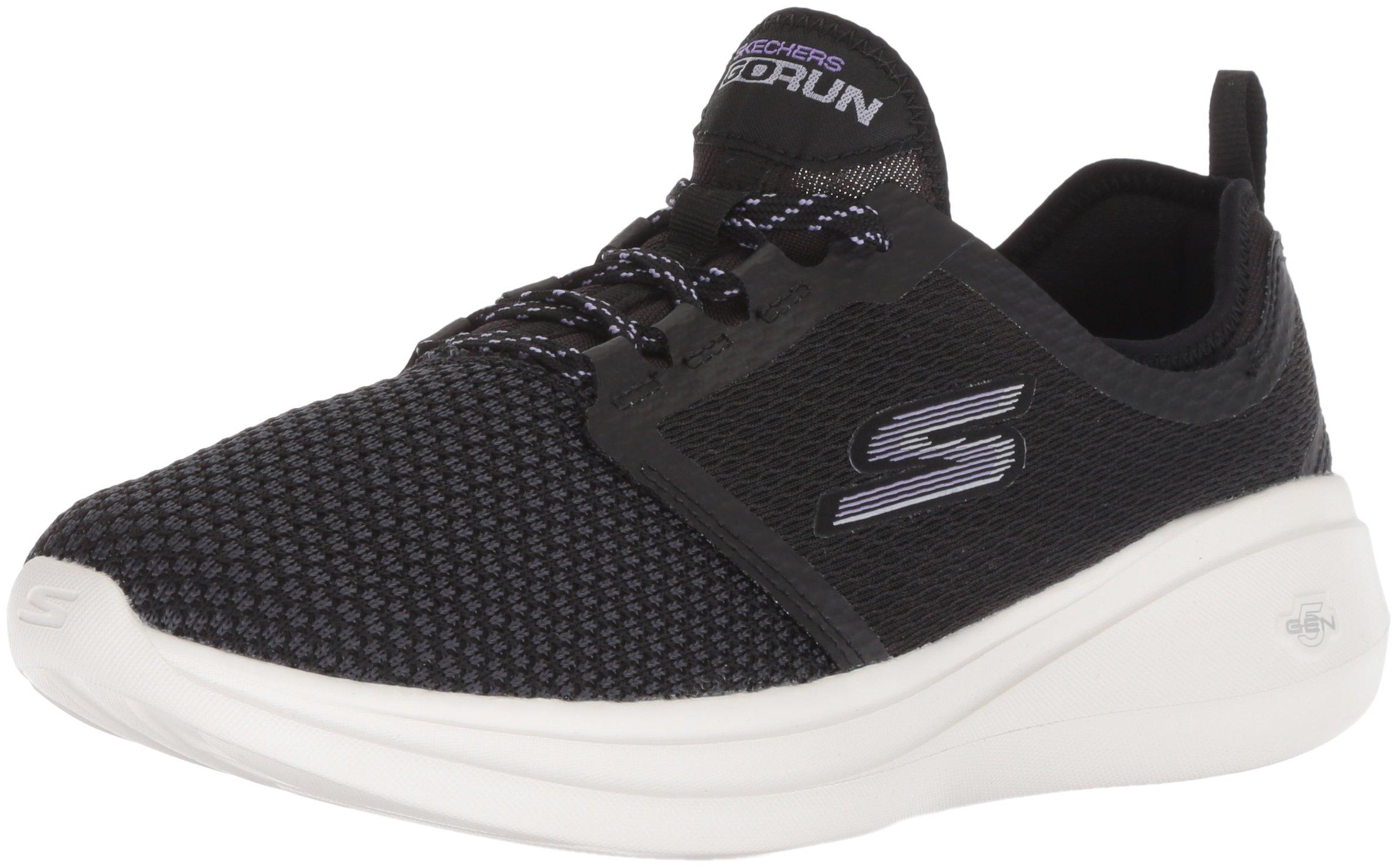 Skechers Go Run Fast Invigorate Sneaker in Black/Lavender (Black ...