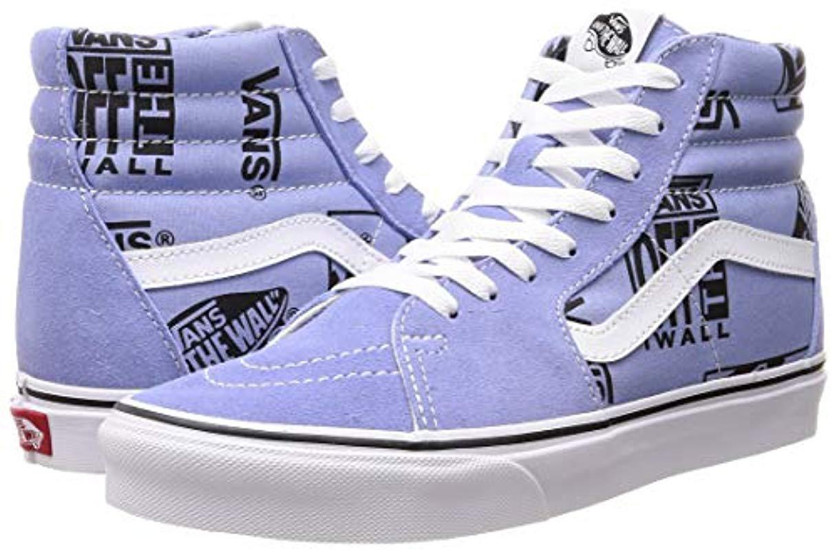 lavender high top vans