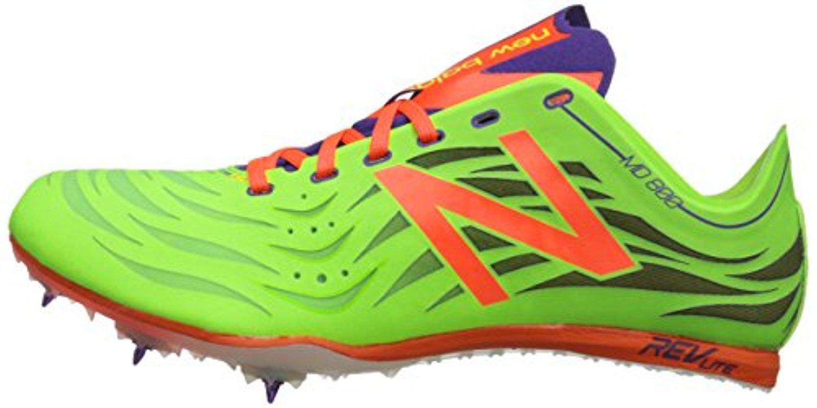 New Balance Lace Middle Distance 800 V4 Running Shoe in Lime/Orange (Green)  - Save 34% | Lyst