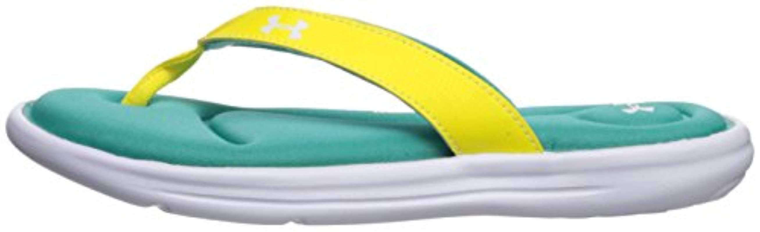 under armour women's marbella vi thong sneaker