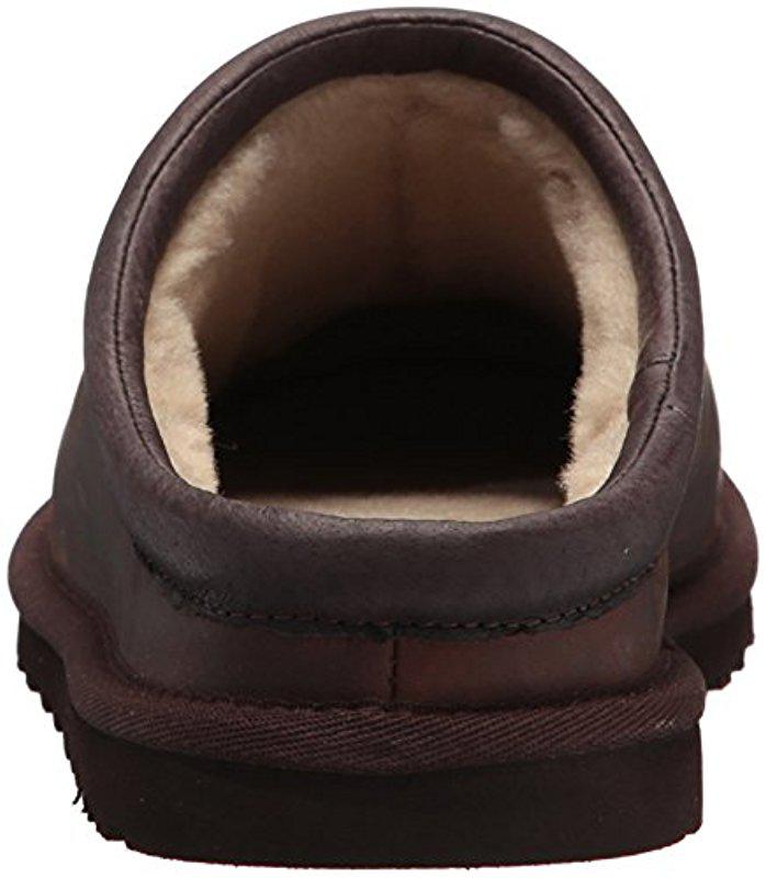 UGG Wool Classic Pure Lined Clog in Brown for Men | Lyst