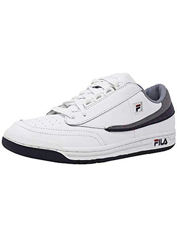 Fila Leather Original Tennis Classic Sneaker in White for Men - Lyst