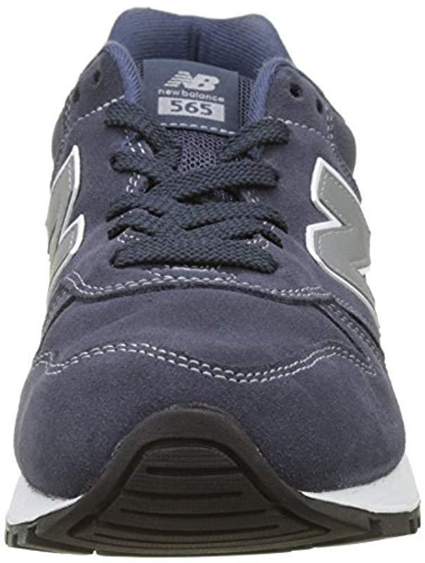 New Balance Suede M565 Classic Running Shoes in Blue Navy (Blue) for Men - Lyst